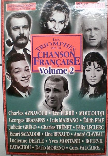Les Triomphes De La Chanson Fran Aise Volume By Various Cd Box