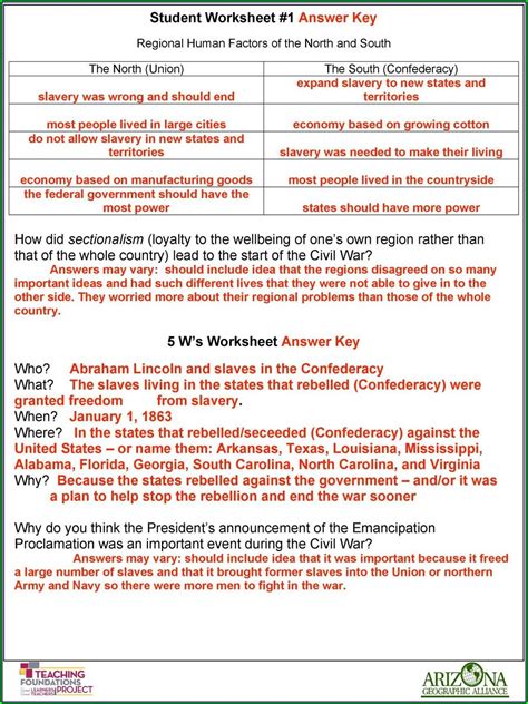Civil War Timeline Worksheet Answer Key Worksheet Resume Examples