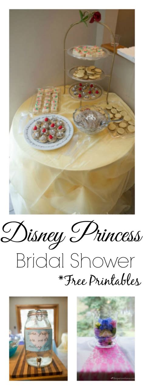 Disney Princess Bridal Shower The Sparrows Home Disney Themed