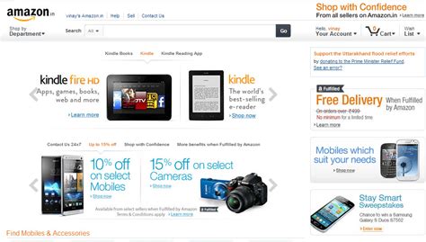 Amazon Opens Its India Specific Website With Lots Of