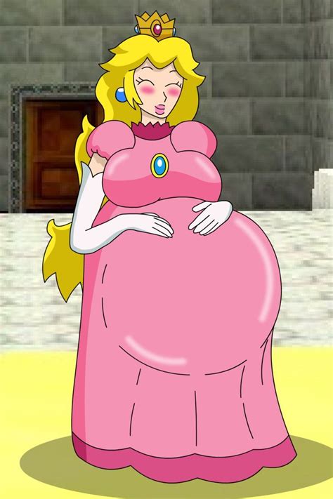 Peachs Blimpy Belly By Balloonking91 Super Mario Bros Mario Characters Peach