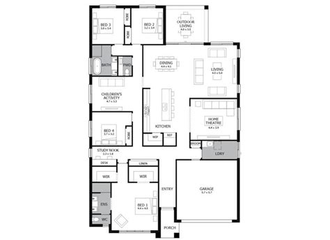 Symphony Single Storey House Design With 4 Bedroom Mojo Homes 4