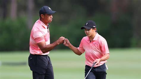 Tiger Woods Relishes Opportunity To Bond With Son Charlie As Pair