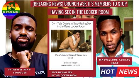Breaking News Crunch Gym Tells Men To Stop Having Sex On Floor And