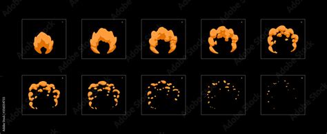 Dust Explosion Effect Blast Animation Effect Animation Sprite Sheet