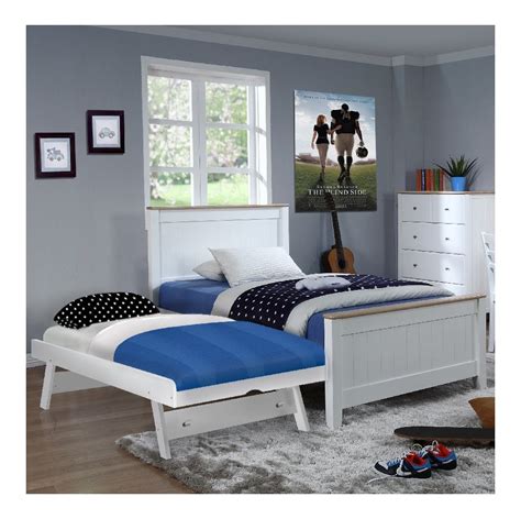 Jonah Two Tone Single Bed With Pop Up Trundle The Childrens