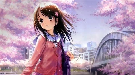 Cute Anime Girl Wallpapers Posted By Sarah Sellers