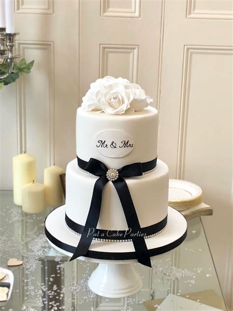 2 Tier Wedding Cake Simple Elegant Wedding Cake Simple Elegant