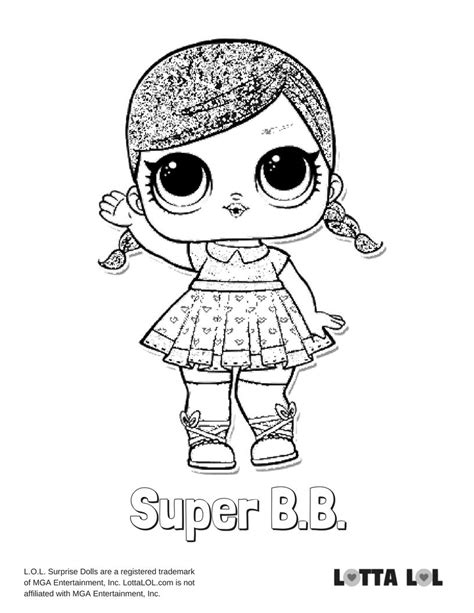 Lol Surprise Doll Coloring Pages At Free Printable Colorings Pages To Print