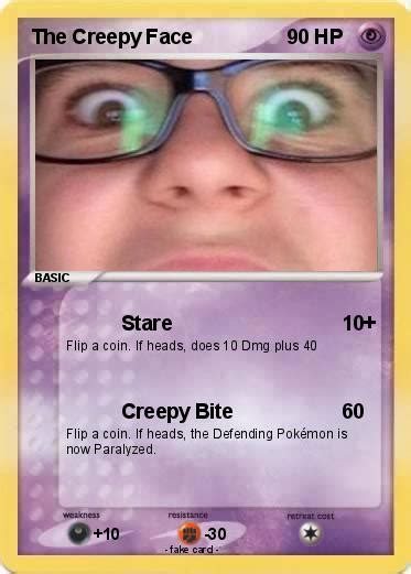 Pokémon The Creepy Face Stare My Pokemon Card