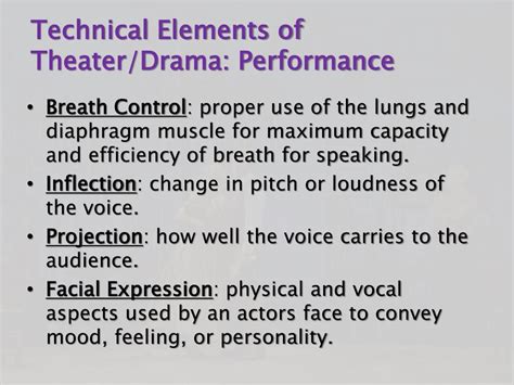 Ppt Elements Of Theaterdrama Powerpoint Presentation Free Download