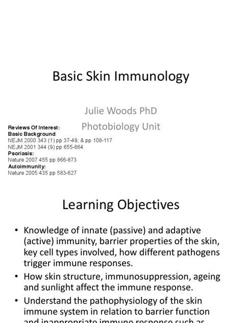 Basic Skin Immunology 2011 Pdf T Helper Cell Immune System