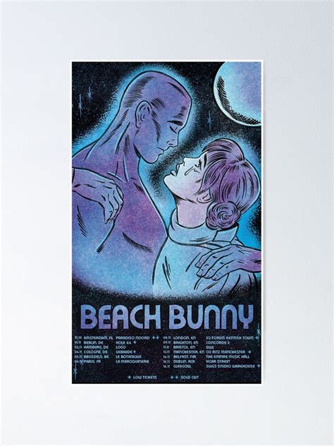 Beach Bunny Emotional Creature Tour Poster Poster For Sale By Nics