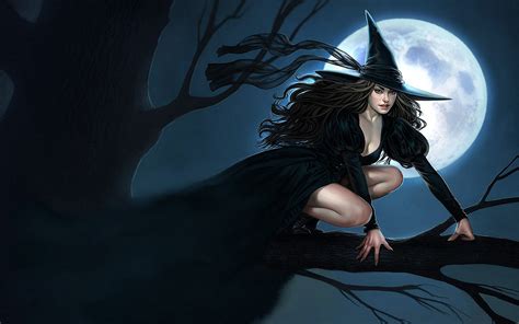 Wallpaper Illustration Fantasy Art Anime Artwork Witch Midnight Darkness Screenshot