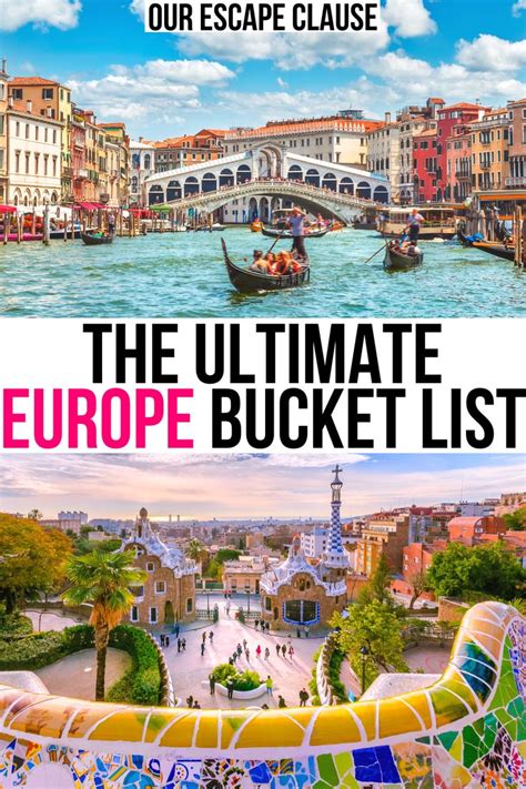 75 Fun Things To Do In Europe The Ultimate Europe Trip Bucket List In