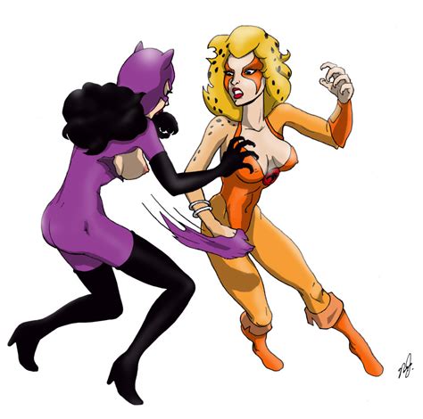 rule 34 2girls artist request batman series catwoman cheetara crossover dc comics female