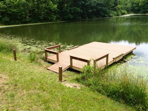 Floating Dock On 3 Acre Private Pond Eps And Styrofoam Blocks Sheets