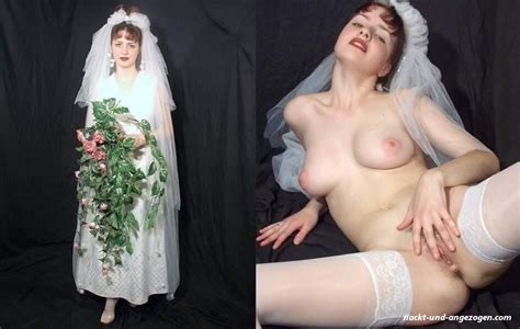 Bride Naked And Clothed Bilder Und Foto Galerie
