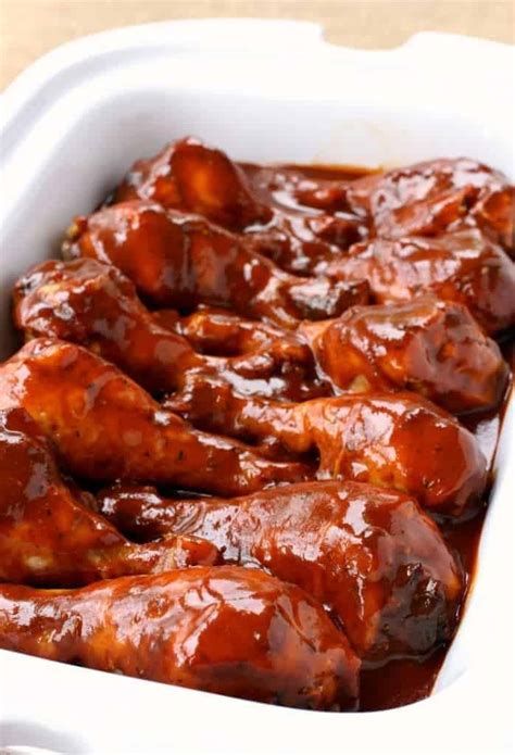 Crock Pot Sticky Chicken Legs An Easy Chicken Recipe