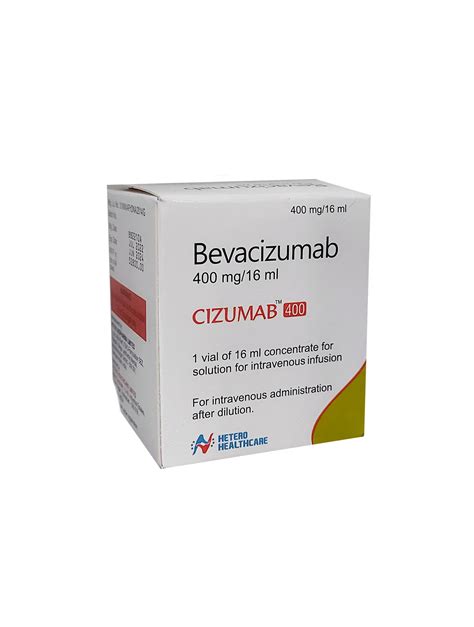 Cizumab 400 Bevacizumab 400mg16ml Mba Pharmaceuticals Pvt Ltd
