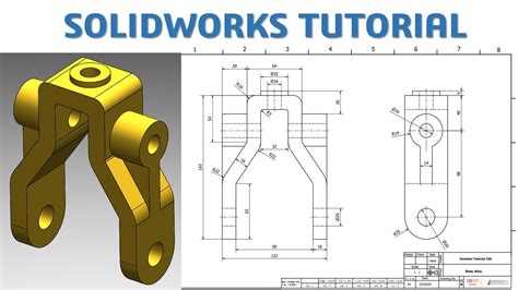 Solidworks Tutorial 32 3d Model Basic Beginers Youtube