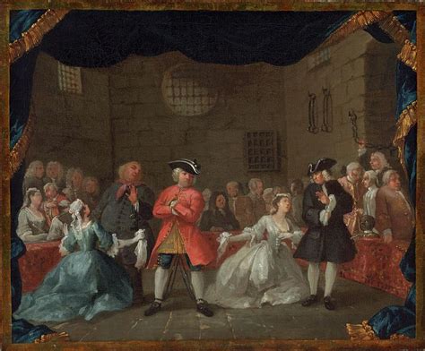 A Scene From The Beggars Opera Painting By William Hogarth National