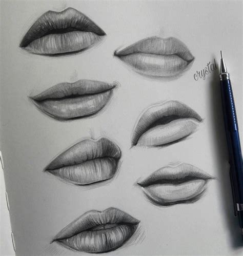 Lips Drawing Instagram