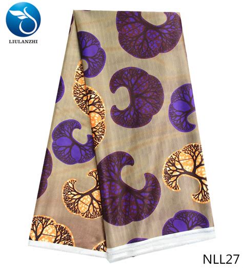 Liulanzhi African Ankara Fabrics Imitated Silk Fabric Satin Fabric Price In India African