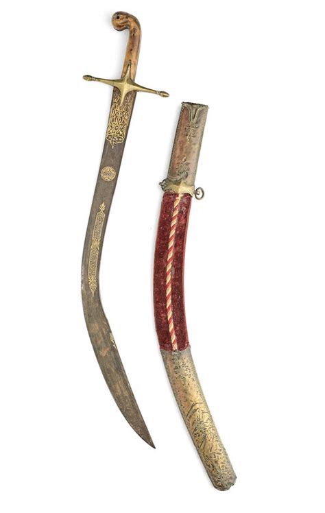 bonhams an ottoman gold damascened steel sword kilij turkey 19th century