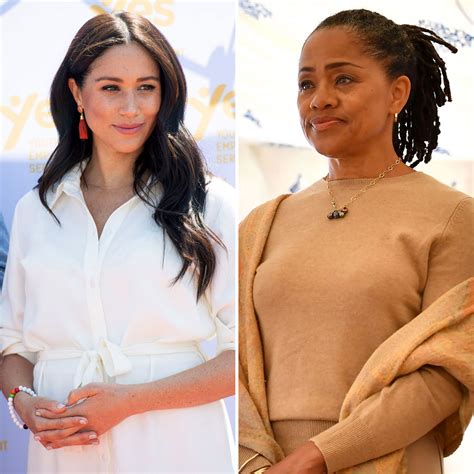 Meghan Markle Mother Doria Raglands Bond By The Years Images Celebrity Routine