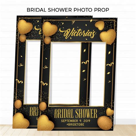 Bridal Shower Ideas Wedding Photo Frame Bridal Shower Photo Etsy