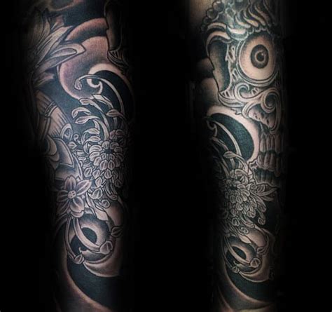 40 Japanese Skull Tattoo Designs For Men Cool Cranium Ink Ideas