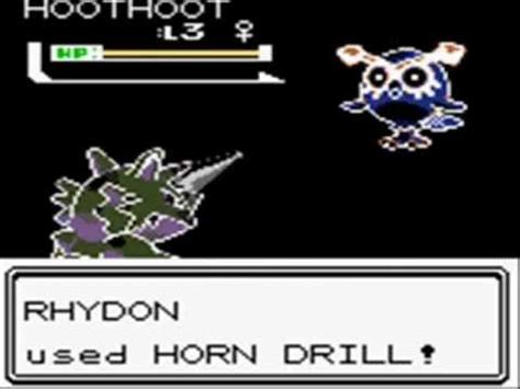The user attacks enemy in the front. Pokemon Moves #16 -Horn Drill - YouTube