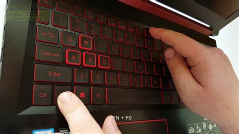 How To Turn On Backlit On Acer Nitro 5 Red Baklit Diy An515 Youtube