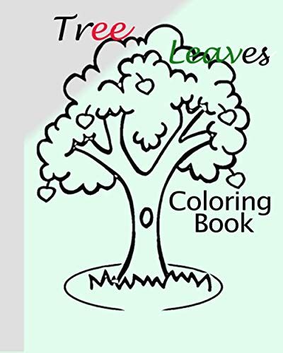 Tree Leaves Coloring Book Keep Calm And Color Tranquil Trees