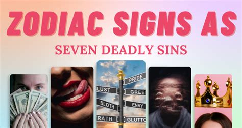Zodiac Signs As The Seven Deadly Sins So Syncd