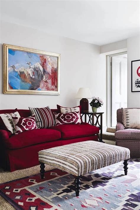 Pin By Yleana Pando On Traditional Design Red Sofa Living Room Red