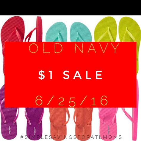 1 Old Navy Flip Flop Sale June 25 2016
