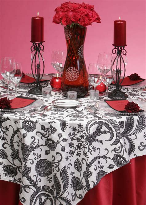 Best Red And White Decorations For Tables With New Ideas Home
