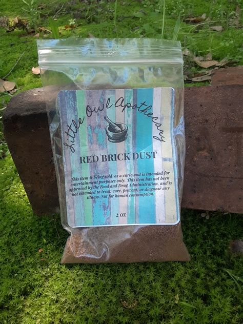 Red Brick Dust For Protection Witchcraft Hoodoo Voodoo Etsy
