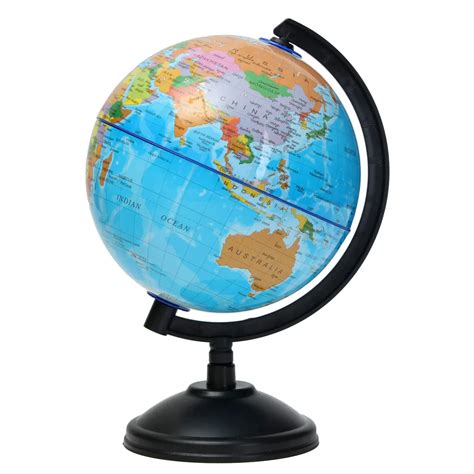 14cm Plastic Montessori Mini World Globe Atlas Map T Decoration With