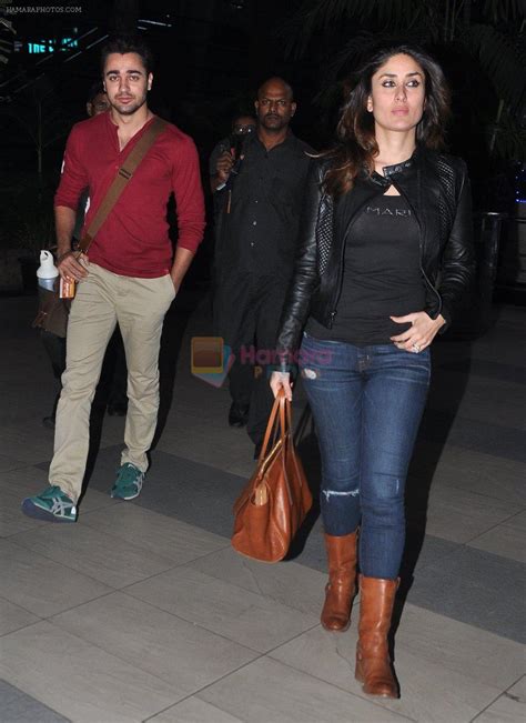 Kareena Kapoor Imran Khan Return From Delhi After Gori Tere Pyaar Mein Promotion In Mumbai On