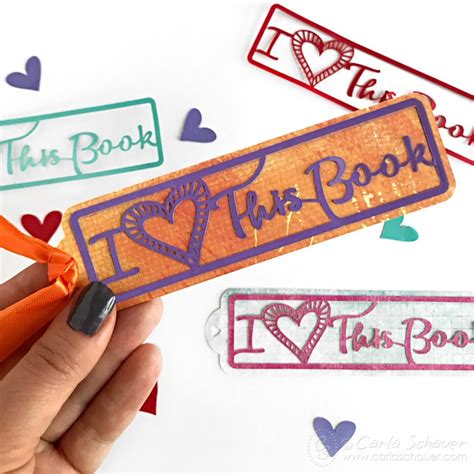 Cute Valentine Bookmark SVG file Valentine Crafts For Kids, Bookmarks