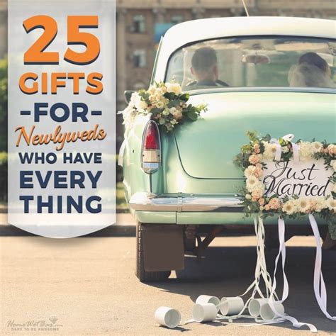 These 10 gifts could help save you from some really awkward situations. 25 Gifts for Newlyweds Who Have Everything | Newlywed ...
