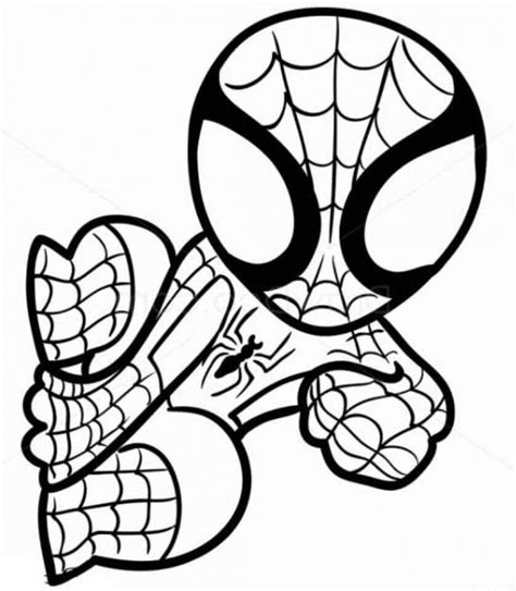 Free printable coloring pages for kids and adults. Spider-Man Coloring Page | Superhero coloring pages ...