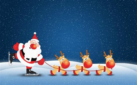 Free Download Cute Animated Santa Snow Christmas Screensavers