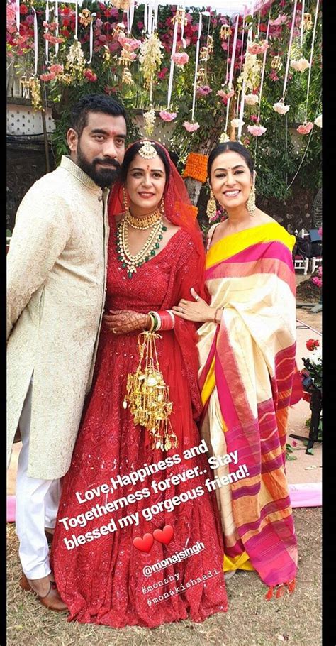 Mona Singh Shares First Wedding Photo A Happily Ever After Says Actor