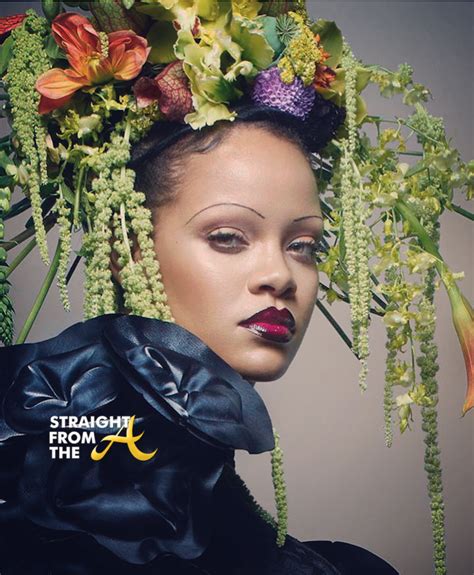 Cover Shots Rihanna And Super Thin Eyebrows Make History In British