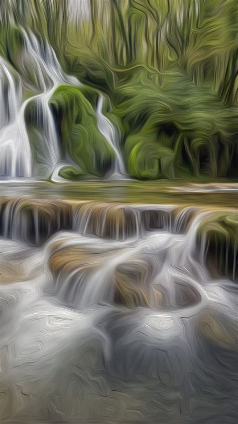 Waterfalls Waterfall W Cascade Nature River Water Anitia Hd Phone