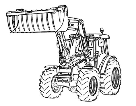 Traktor 5 Ausmalbilder Kostenlos